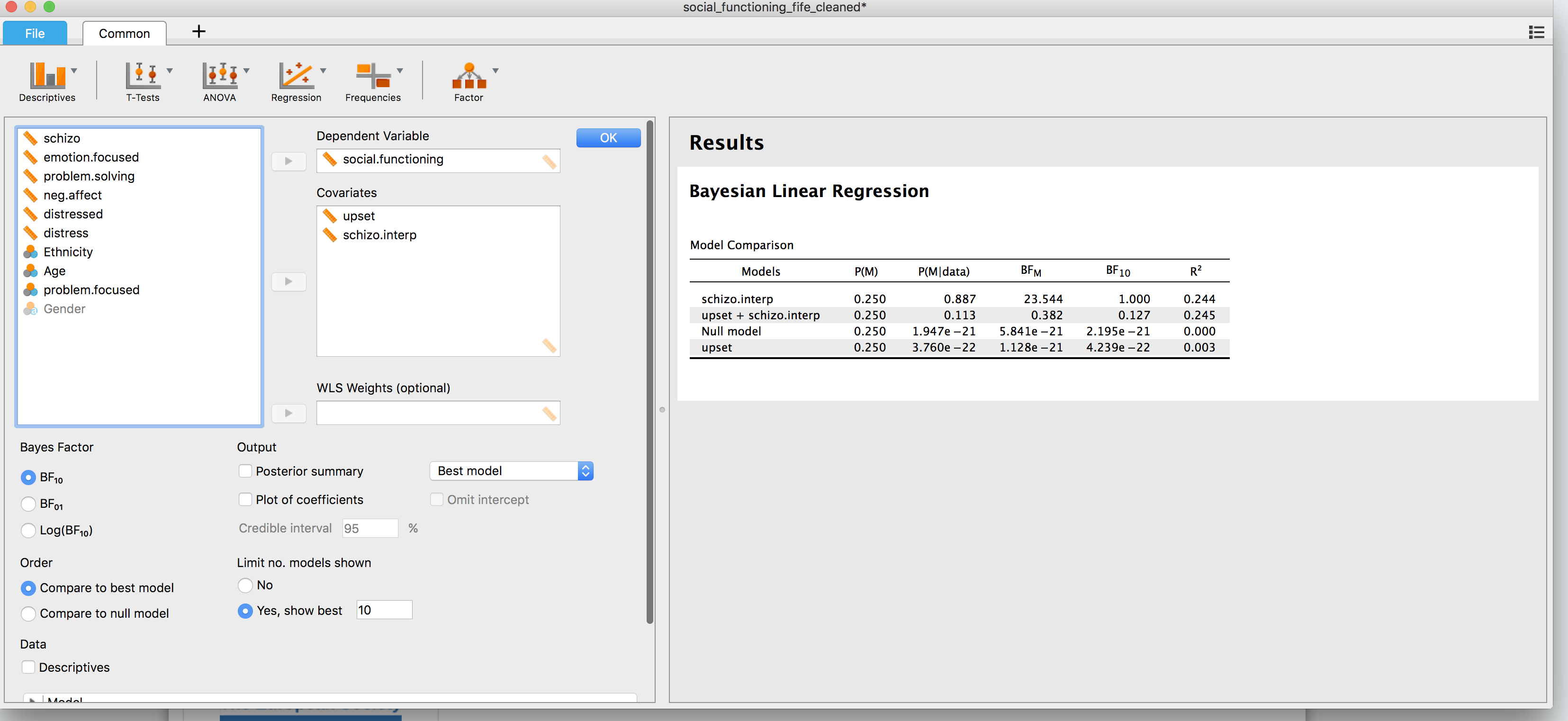 Specifying interactions in bayesian linear regression \u2014 Forum